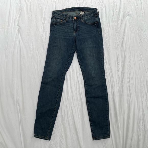 H&M Denim - H&M &Denim Medium Wash Non-distressed Mid Rise Super Skinny Jeans Women 28/32 4